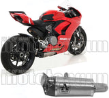 Terminale Di Scarico Senza Omologazione Suono Works Titanio Carbonio - Arrow Special Parts Compatibile Con Ducati Panigale V2 (2020-2024)