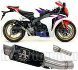Terminale Di Scarico Senza Omologazione Suono Gp2 Gp-2 Nichrom Nero Acciaio - Arrow Special Parts Compatibile Con Honda Cbr 1000 Rr (2008-2013)