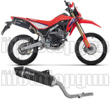 Terminale Di Scarico Senza Omologazione Suono Icon Alluminio Nero Fondello Carby - Arrow Special Parts Compatibile Con Honda Crf 300 L (2025-2026)