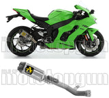 Terminale Di Scarico Senza Omologazione Suono Indy-Race Titanio Titanio - Arrow Special Parts Compatibile Con Kawasaki Zx-10R (2021-2024)