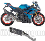 Exhaust Tip Without Sound Certification Pista Black Titanium Carby End Cap - Arrow Special Parts Compatible With Aprilia Rsv4 (2025-2026)