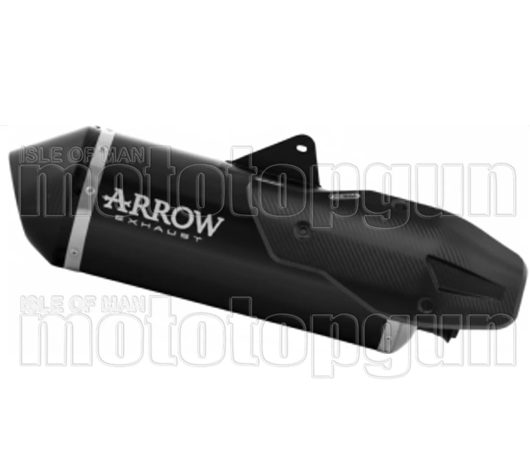 Terminale Di Scarico Senza Omologazione Suono Sonora Corpo In Titanio Nero E Coppa In Carbonio - Arrow Special Parts Compatibile Con Moto Morini X-Cape 1200 (2026)