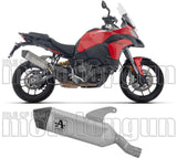 Terminale Di Scarico Senza Omologazione Suono Veloce Titanio Fondello Carby - Arrow Special Parts Compatibile Con Ducati Multistrada V2 - S (2025)