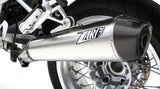 Terminale Di Scarico Senza Omologazione Suono Conical Acciaio Coppa Carbonio - Zard Compatibile Con Bmw R 1200 (2011-2013)