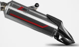 Terminale Di Scarico Senza Omologazione Suono Sabbia Acciaio - Zard Compatibile Con Aprilia Tuareg 660 (2022-2023)