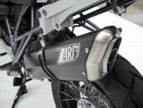 Terminale Di Scarico Senza Omologazione Suono Penta Alluminio Nero - Zard Compatibile Con Bmw R 1200 Gs (2004-2009)