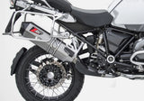 Terminale Di Scarico Senza Omologazione Suono Penta-R Acciaio Coppa Carbonio - Zard Compatibile Con Bmw R 1200 Gs (2013-2018)