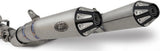 Terminale Di Scarico Senza Omologazione Suono Titanio - Zard Compatibile Con Bmw R Nine T 1200 (2015-2020)