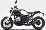 Impianto Di Scarico Completo Non Catalizzato E Senza Omologazione Suono Bad Child Acciaio Nero - Zard Compatibile Con Bmw R Nine T 1200 - Pure - Urban G - S (2015-2020)