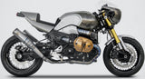 Complete Exhaust System Without Catalytic Converter And Without Sound Certification Capitan Scappamento Titanium - Zard Compatible With Bmw R Nine T 1200 (2015-2020)