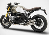 Complete Exhaust System Without Catalytic Converter And Without Sound Certification Overlap Titanium - Zard Compatible With Bmw R Nine T 1200 (2015-2020)
