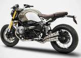 Impianto Di Scarico Completo Non Catalizzato E Senza Omologazione Suono Overlap Titanio - Zard Compatibile Con Bmw R Nine T 1200 (2015-2020)