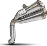 Terminale Di Scarico Senza Omologazione Suono Hardy Acciaio - Zard Compatibile Con Bmw R Nine T 1200 Scrambler (2021-2023)