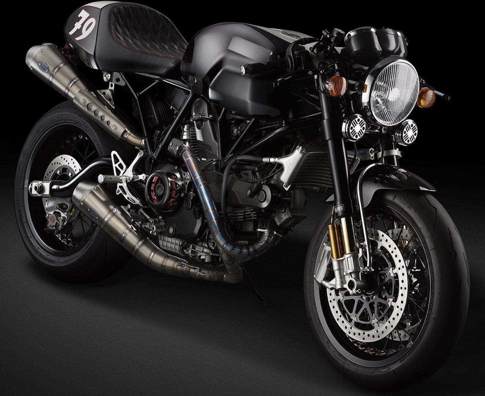 Complete Exhaust System Without Catalytic Converter And Without Sound Certification Stainless Steel - Zard Compatible With Ducati Ducati Sport 1000 (2007-2009)