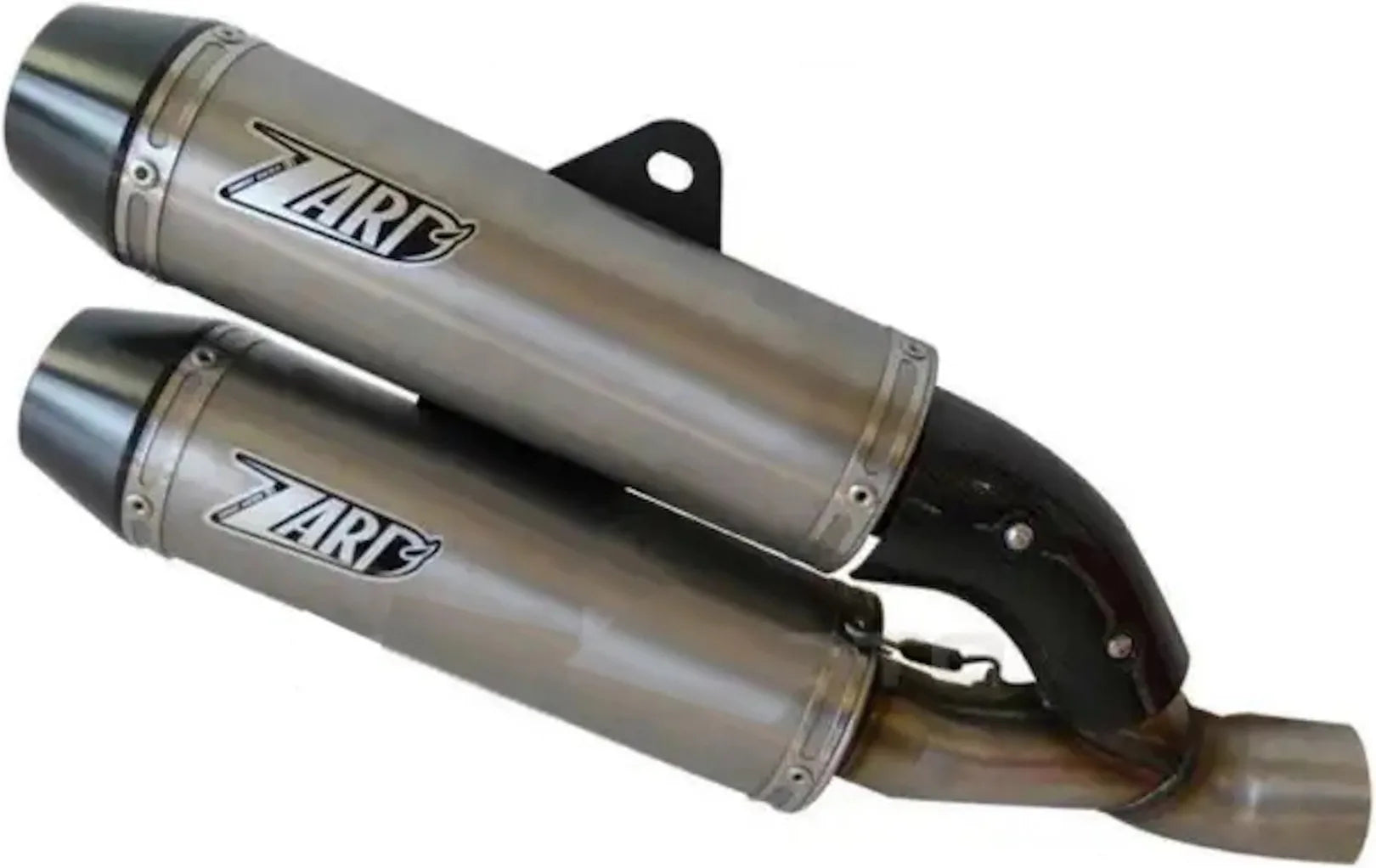Terminale Di Scarico Senza Omologazione Suono Overlap Titanio - Zard Compatibile Con Ducati Monster 1100 Evo (2011-2013)