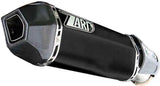 Terminale Di Scarico Senza Omologazione Suono Penta Titanio Nero Coppa Carbonio - Zard Compatibile Con Ducati Hypermotard 821 Sp (2013-2015)