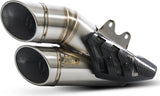 Terminale Di Scarico Senza Omologazione Suono Acciaio - Zard Compatibile Con Ducati Xdiavel (2016-2020)