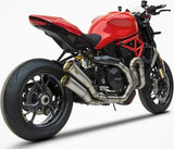 Impianto Di Scarico Completo Non Catalizzato E Senza Omologazione Suono Acciaio Coppa Bronzo - Zard Compatibile Con Ducati Monster 1200 S (2014-2016)
