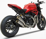 Impianto Di Scarico Completo Non Catalizzato E Senza Omologazione Suono Acciaio Coppa Bronzo - Zard Compatibile Con Ducati Monster 1200 R (2016-2019)