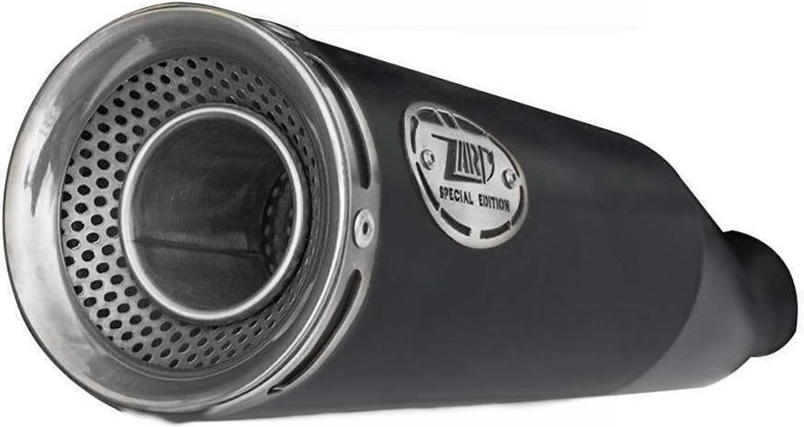 Terminale Di Scarico Senza Omologazione Suono Zuma Acciaio Nero Coppa Alluminio - Zard Compatibile Con Ducati Scrambler 800 Desert Sled (2021-2022)