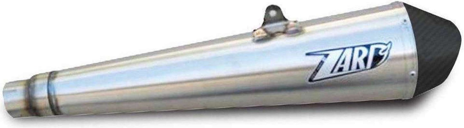 Exhaust Tip Without Sound Certification Conical Stainless Steel Endcap Carbon - Zard Compatible With Moto Guzzi Griso 1100 (2005-2016)