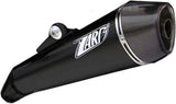 Terminale Di Scarico Senza Omologazione Suono Conical Acciaio Nero Coppa Alluminio - Zard Compatibile Con Moto Guzzi Norge (2006-2010)