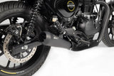 Terminale Di Scarico Senza Omologazione Suono Acciaio Nero - Zard Compatibile Con Royal Enfield Hunter 350 (2023)