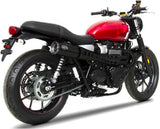 Impianto Di Scarico Completo Non Catalizzato E Senza Omologazione Suono Zuma High Acciaio Nero - Zard Compatibile Con Triumph Speed Twin 900 (2020-2023)