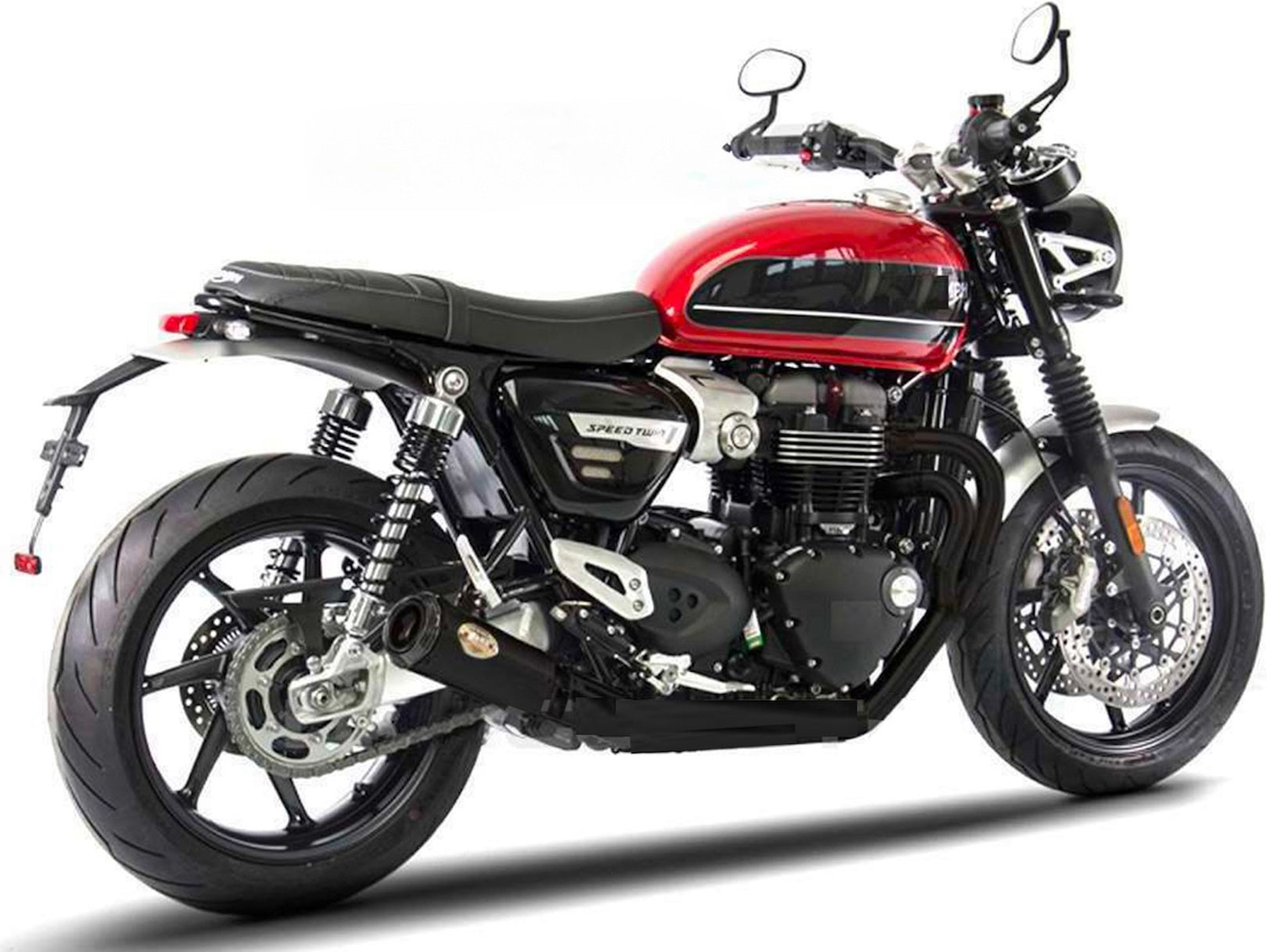 Complete Exhaust System Without Catalytic Converter And Without Sound Certification Sp Stainless Steel - Zard Compatible With Triumph Speed Twin 1200 (2019-2023)