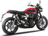 Complete Exhaust System Without Catalytic Converter And Without Sound Certification Sp Stainless Steel - Zard Compatible With Triumph Speed Twin 1200 (2019-2023)