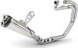 Impianto Di Scarico Completo Non Catalizzato E Senza Omologazione Suono Acciaio Coppa Carbonio - Zard Compatibile Con Triumph Scrambler 1200 (2019-2023)