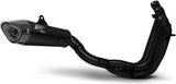 Impianto Di Scarico Completo Non Catalizzato E Senza Omologazione Suono Titanio Nero Coppa Carbonio - Zard Compatibile Con Triumph Trident 660 (2021-2023)