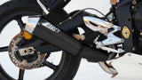 Terminale Di Scarico Senza Omologazione Suono Acciaio Nero - Zard Compatibile Con Triumph Street Triple 675 (2007-2012)