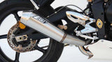 Terminale Di Scarico Senza Omologazione Suono Acciaio - Zard Compatibile Con Triumph Street Triple 675 (2007-2012)