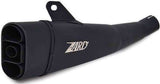 Exhaust Tip Without Sound Certification Short Steel Black - Zard Compatible With Triumph Street Triple 675 (2013-2016)