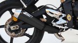 Impianto Di Scarico Completo Non Catalizzato E Senza Omologazione Suono Conical Titanio Nero - Zard Compatibile Con Yamaha T-Max 530 (2012-2014)