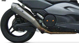 Impianto Di Scarico Completo Non Catalizzato E Senza Omologazione Suono Conical Titanio - Zard Compatibile Con Yamaha T-Max 530 (2012-2014)