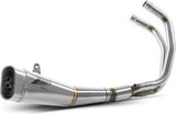 Impianto Di Scarico Completo Non Catalizzato E Senza Omologazione Suono Acciaio - Zard Compatibile Con Yamaha Mt-07 (2014-2023)