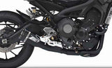Impianto Di Scarico Completo Non Catalizzato E Senza Omologazione Suono Acciaio Nero Coppa Carbonio - Zard Compatibile Con Yamaha Xsr 900 (2016-2020)