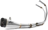 Impianto Di Scarico Completo Non Catalizzato E Senza Omologazione Suono Acciaio Coppa Carbonio - Zard Compatibile Con Yamaha R7 (2021-2023)