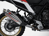 Impianto Di Scarico Completo Non Catalizzato E Senza Omologazione Suono Sabbia Acciaio - Zard Compatibile Con Yamaha Ténéré 700 (2021-2023)
