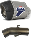 Terminale Di Scarico Senza Omologazione Suono Relevance D70 Titanio Coppa Carbonio - Termignoni Compatibile Con Kawasaki Z 900 (2017-2020)