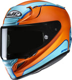 Casco Integrale Per Moto Hjc Rpha 12 P.I.M. Evo (Carbon-Aramid/Fiberglass/Natural Fiber) Mc27Sf Respon Taglia 06 Xs