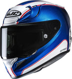 Casco Integrale Per Moto Hjc Rpha 12 P.I.M. Evo (Carbon-Aramid/Fiberglass/Natural Fiber) Mc2 Respon Taglia 06 Xs
