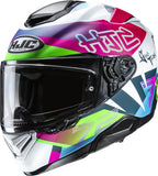 Casco Integrale Per Moto Hjc Rpha 72 P.I.M. Plus (Carbon/Aramid/Glass Fiber) Mc84Sf Goldy Taglia 07 S