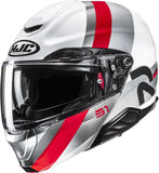 Casco Modulare Per Moto Hjc Rpha 91 P.I.M. Evo (Carbon-Aramid/Fiberglass/Natural Fiber) Mc1 Fensh Taglia 09 L