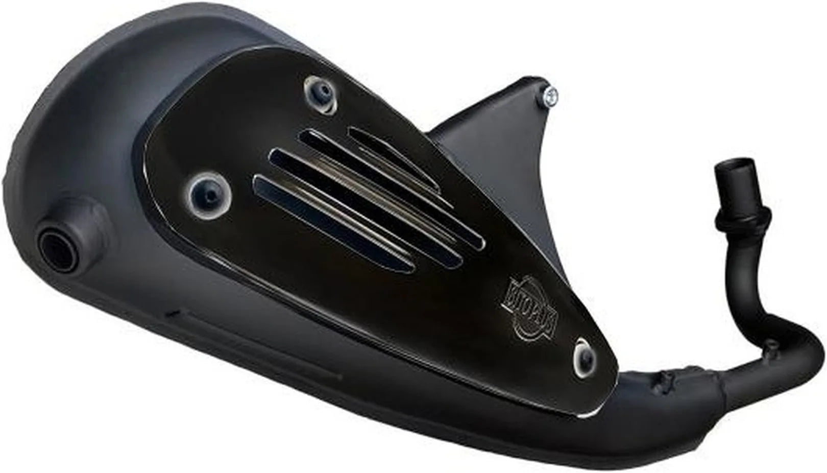 Impianto Di Scarico Completo Non Catalizzato E Senza Omologazione Suono Sitoplus Acciaio Nero - Leovince Compatibile Con Piaggio Vespa Primavera 50 3V I Get 4T (2021-2024)
