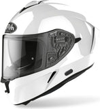 Casco Integrale Per Moto Airoh Spark 2 - Sp214 Thermoplastic Hrt Bianco Gloss Color Taglia L