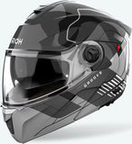 Casco Modulare Per Moto Airoh Specktre - Specg16 Thermoplastic Hrt Grigio Gloss Groove Taglia Xl