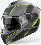 Casco Modulare Per Moto Airoh Specktre - Specl31 Thermoplastic Hrt Giallo Matto Leaf Taglia L